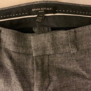 Banana Republic Sloan Grey Tweed Work Pant